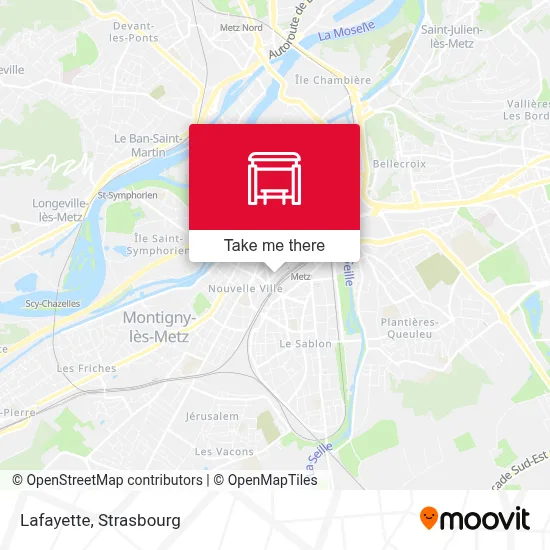 Lafayette map