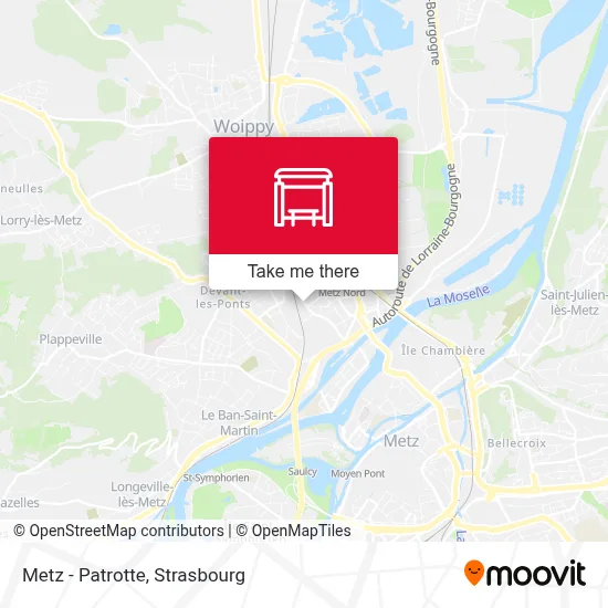 Metz - Patrotte map