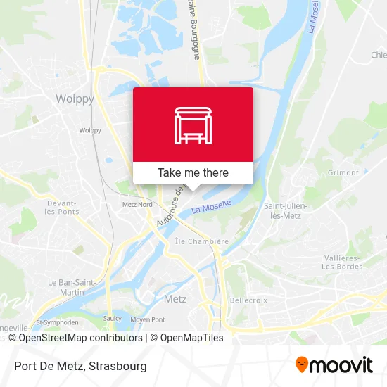 Port De Metz map