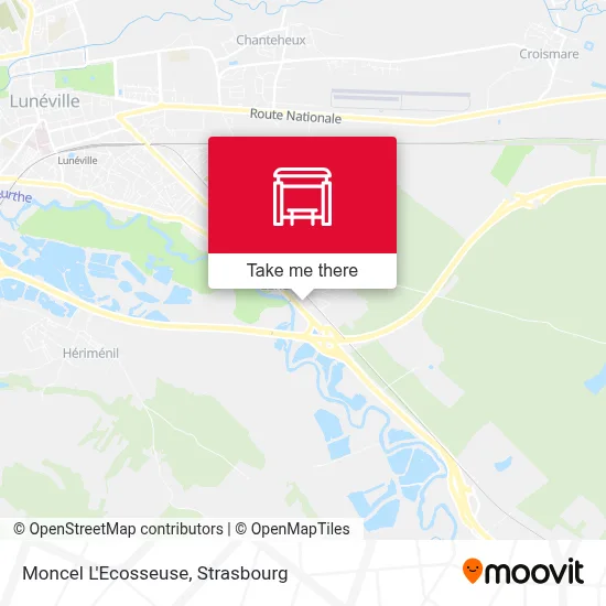 Moncel L'Ecosseuse map