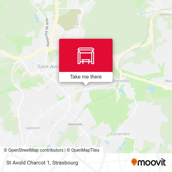 Mapa St Avold Charcot 1