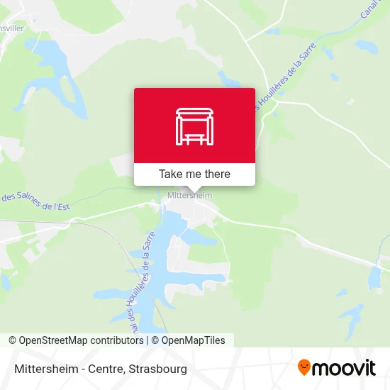 Mittersheim - Centre map