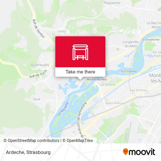Ardeche map