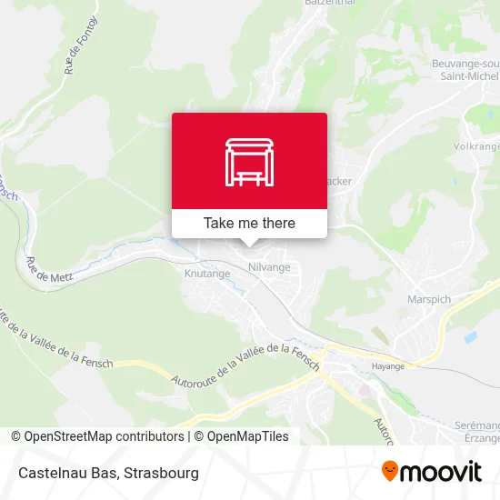 Castelnau Bas map