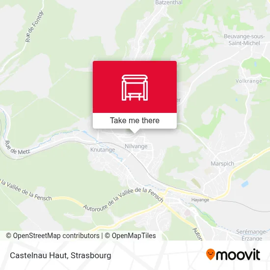 Castelnau Haut map
