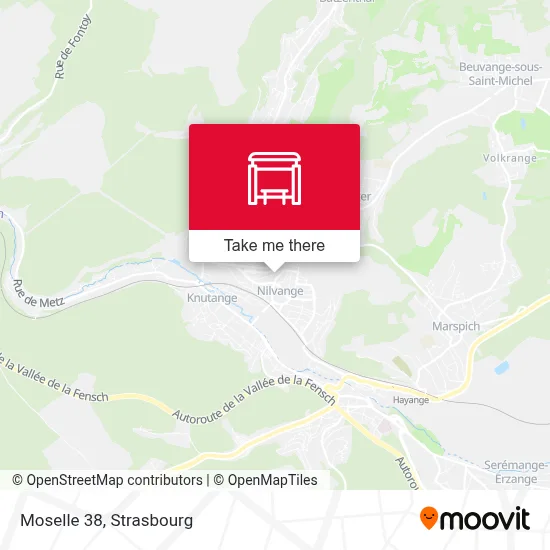 Moselle 38 map