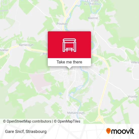 Gare Sncf map