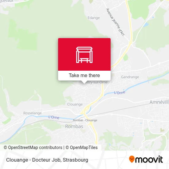 Clouange - Docteur Job map