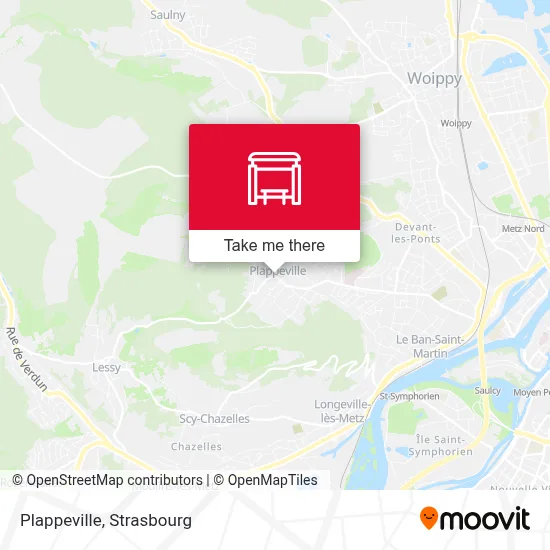 Plappeville map