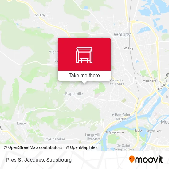 Pres St-Jacques map