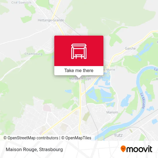 Maison Rouge map