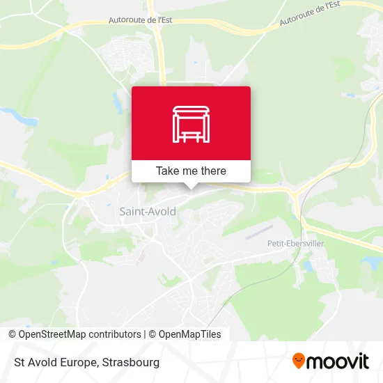 St Avold Europe map