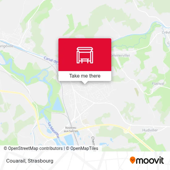 Couarail map