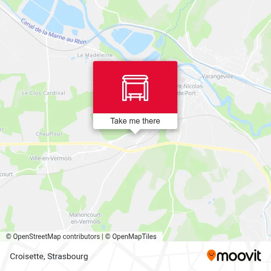 Croisette map