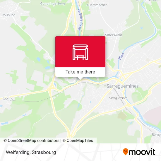 Welferding map