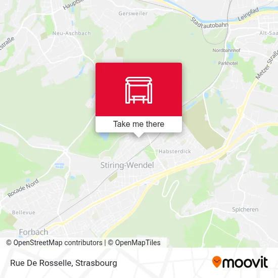 Mapa Rue De Rosselle