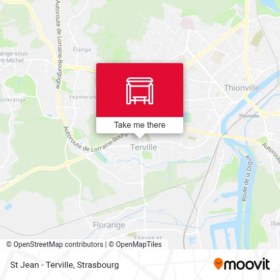 St Jean - Terville map