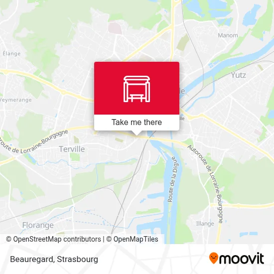 Beauregard map