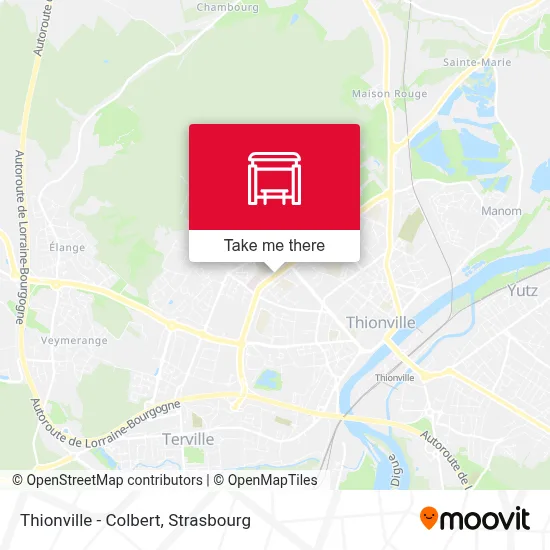 Thionville - Colbert map