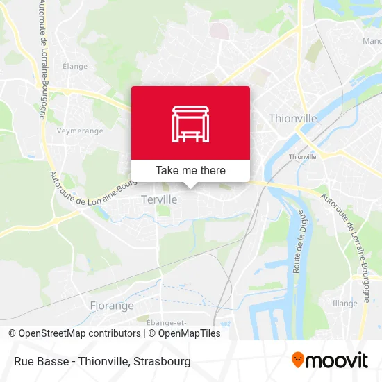 Rue Basse - Thionville map