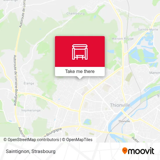 Saintignon map