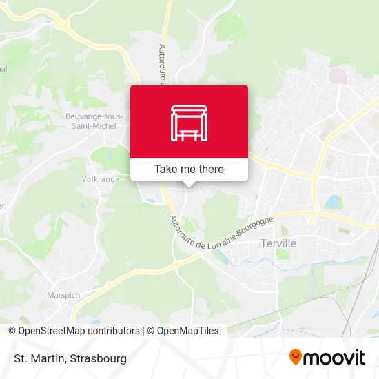 St Martin map