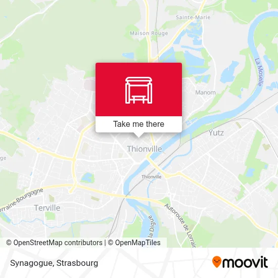 Synagogue map