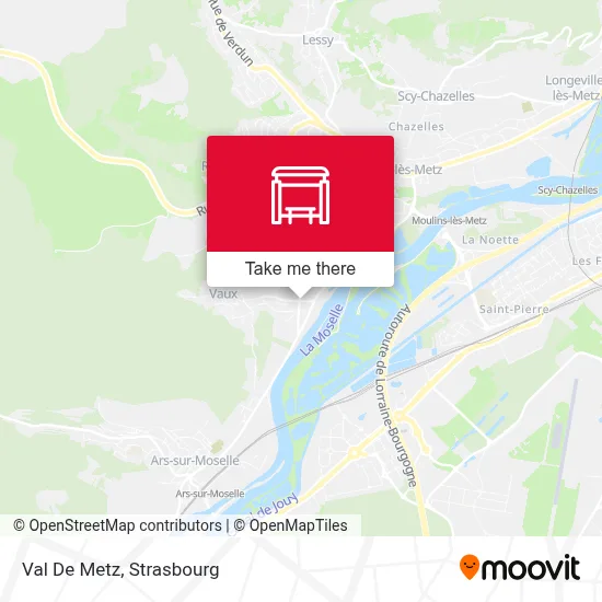 Val De Metz map