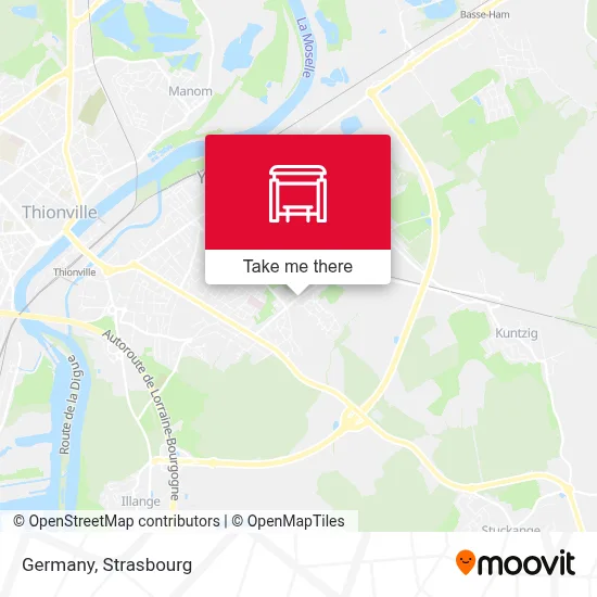 Allemagne map