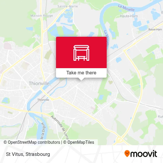 St Vitus map