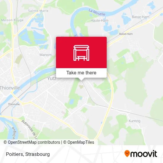 Poitiers map