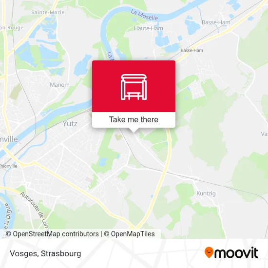 Vosges map