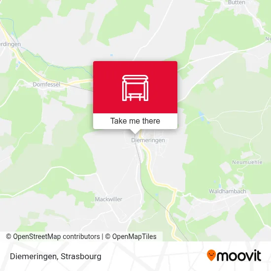 Diemeringen map