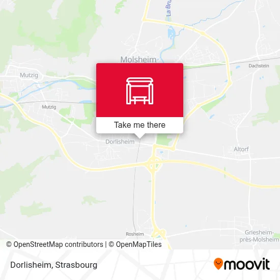 Dorlisheim map