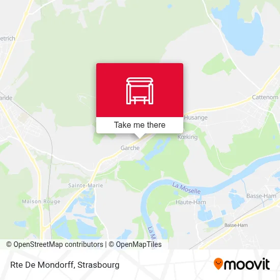 Mapa Rte De Mondorff