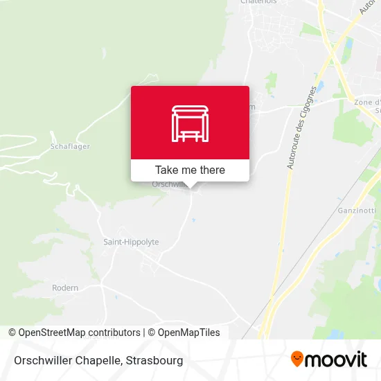 Orschwiller Chapelle map
