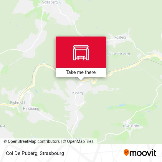 Col De Puberg map
