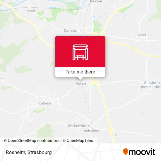 Rosheim map