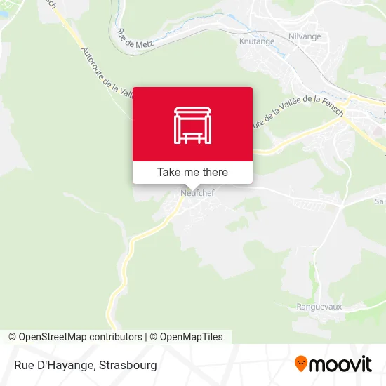 Mapa Rue D'Hayange