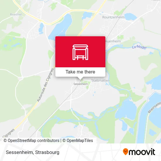 Sessenheim map