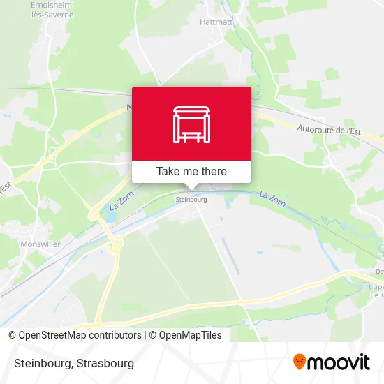 Steinbourg map
