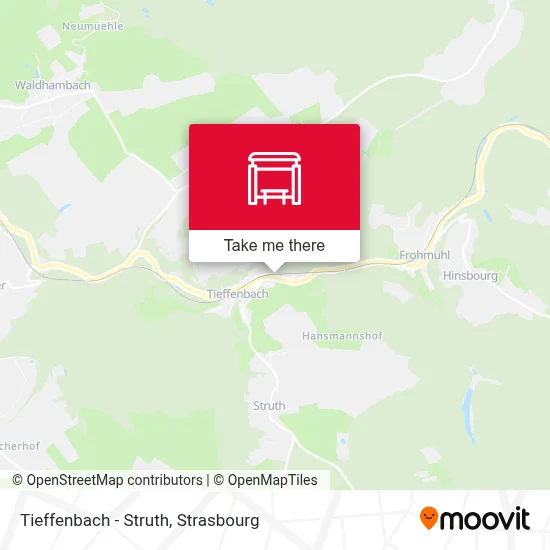 Tieffenbach - Struth map