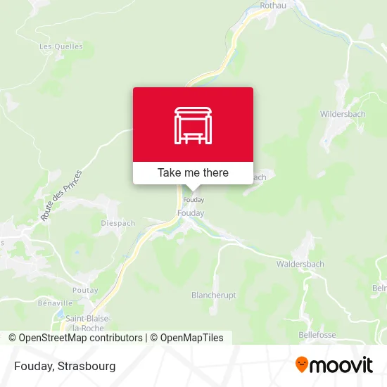 Fouday map