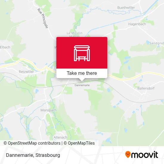 Dannemarie map