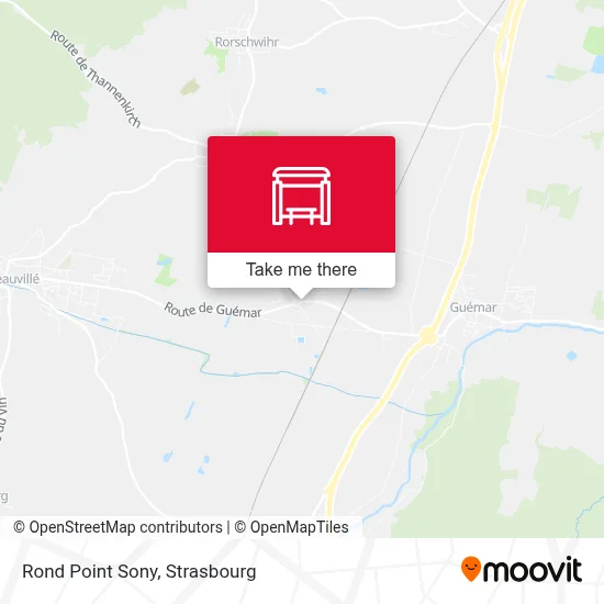 Mapa Rond Point Sony