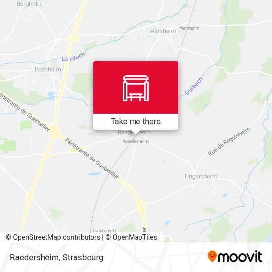 Mapa Raedersheim