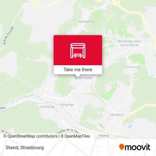 Stand map