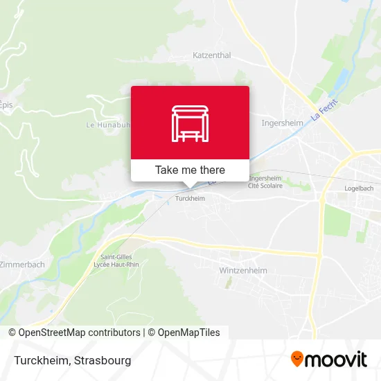 Turckheim map