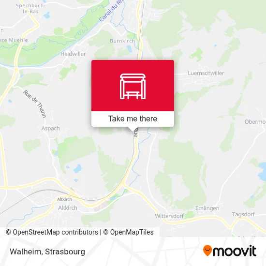 Walheim map