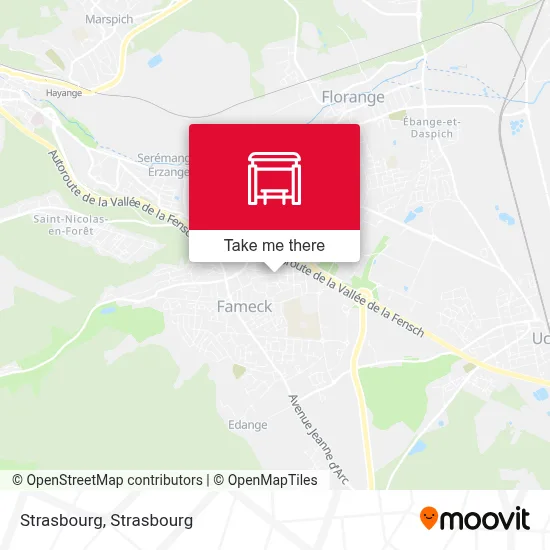 Strasbourg map